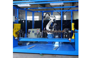 農業旋耕機機器人焊接自動化生產線